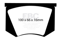 EBC 64-66 Ac Cobra 7.0 Redstuff Rear Brake Pads - Burkken Auto Parts