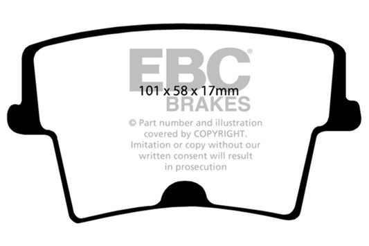EBC 05-09 Chrysler 300 2.7 Greenstuff Rear Brake Pads - Burkken Auto Parts