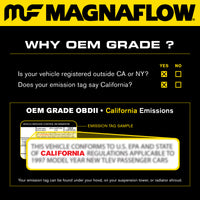 Magnaflow Conv DF 2017-2019 Hyundai Elantra L4 OEM Underbody Single (Not for Sale In California) - Burkken Auto Parts