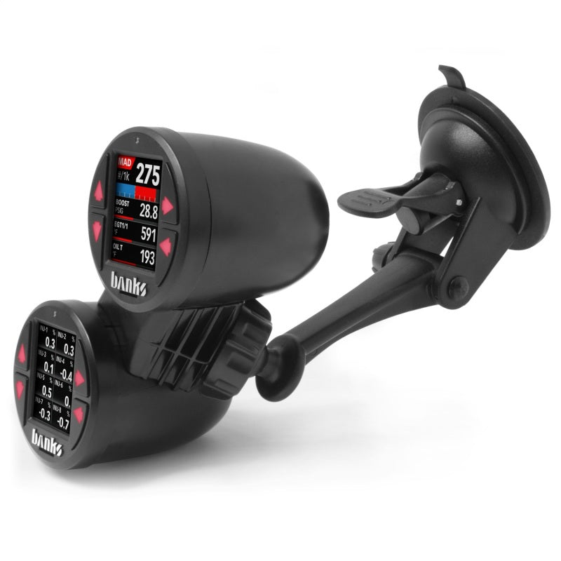 Banks Power Dual Gauge Pod Suction Mount For iDash 1.8 And 52mm Gauges - Burkken Auto Parts