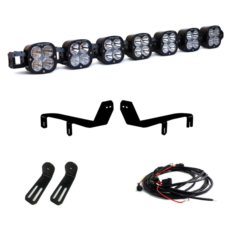 Baja Designs 17-19 7 XL Linkable LED Light Kit For Ford Super Duty - Burkken Auto Parts