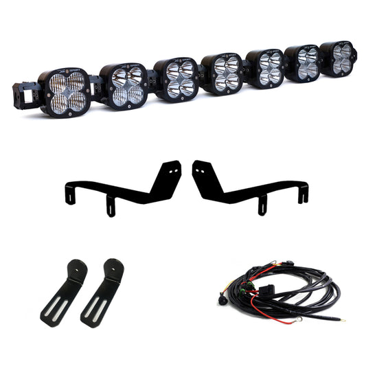Baja Designs 17-19 7 XL Linkable LED Light Kit For Ford Super Duty - Burkken Auto Parts