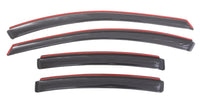 AVS 11-15 Chevy Cruze Ventvisor In-Channel Front & Rear Window Deflectors 4pc - Smoke - Burkken Auto Parts