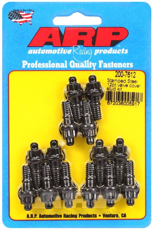 ARP Stamped Steel 12pt Valve Cover Stud Kit - Burkken Auto Parts