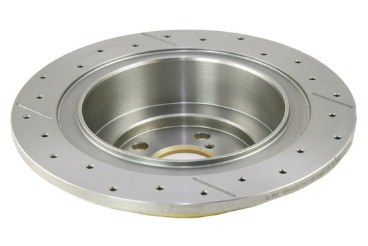 DBA 03-06 Subaru Baja Rear Street Series Drilled & Slotted Rotor w/Gold Hat