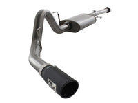 aFe MACHForce XP Exhausts Cat-Back SS 409 EXH  Wrinkle Black CB Ford F-150 11-12 V6-3.5L (tt) - Burkken Auto Parts