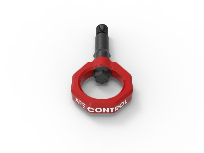 aFe Control Rear Tow Hook Red 20-21 Toyota GR Supra (A90) - Burkken Auto Parts