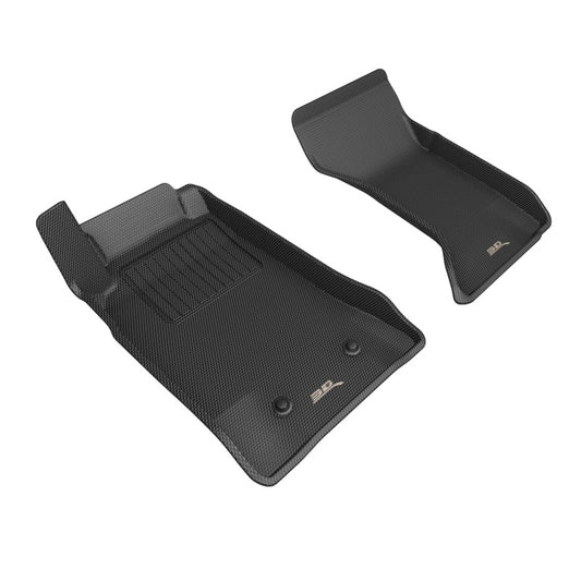 3D MAXpider 06-15 Mazda MX-5 Miata 1st Row Floormat - Black - Burkken Auto Parts