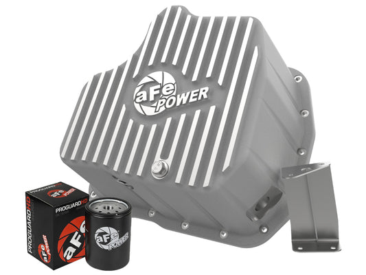 aFe Street Series Deep Engine Oil Pan 11-16 GM Duramax V8-6.6L (td) - Burkken Auto Parts