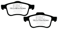 EBC 13+ Fiat 500L 1.4 Turbo Greenstuff Front Brake Pads - Burkken Auto Parts