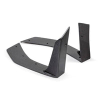 Anderson Composites 2024 Ford Mustang Type-GT5 Carbon Fiber Front Splitter Wickers - Burkken Auto Parts