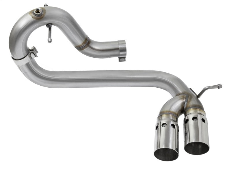 aFe Rebel Series DPF-Back 3in Side Exit SS Exhaust w/ IC Polished Tips 2016 GM Colorado/Canyon 2.8L - Burkken Auto Parts