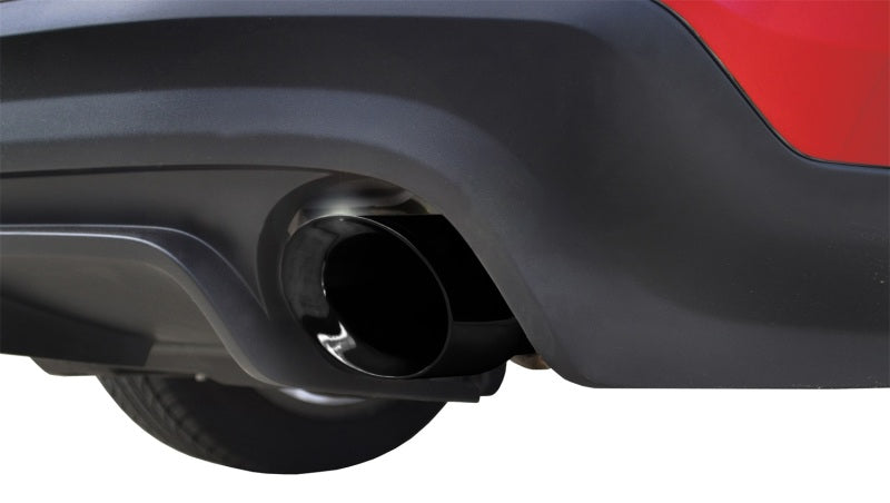 Corsa 2011-2014 Ford Mustang 3.7L V6 Black Sport Axle-Back Dual Rear Exhaust - Burkken Auto Parts