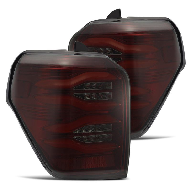 AlphaRex 10-21 Toyota 4Runner PRO-Series LED Tail Lights Red Smoke - Burkken Auto Parts