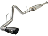 aFe MACHForce XP Exhausts Cat-Back SS-409 EXH CB Toyota Tundra 10-11 V8-5.7L 145.7 WB (blk tip) - Burkken Auto Parts