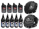 aFe Power Front/Rear Diff Cover Kit w/ Oil 17-22 Ford Diesel V8 (Dana Super 60 & Dana M275-14)