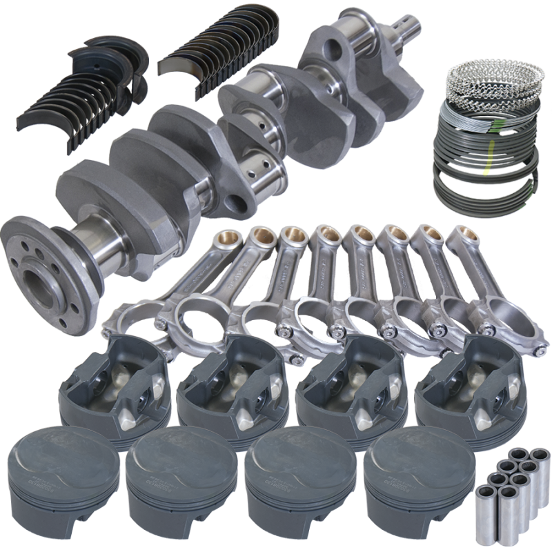 Eagle Chevy 350 3.750in Crank 6.000in I-Beam Rods 11cc Dome 4.030in Pistons Rotating Assembly - Burkken Auto Parts