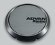 Advan 73mm Flat Centercap - Hyper Black - Burkken Auto Parts
