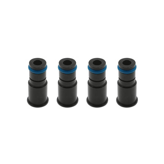 BLOX Racing 11mm Adapter Top (1in) w/Viton O-Ring & Retaining Clip (Set of 4) - Burkken Auto Parts