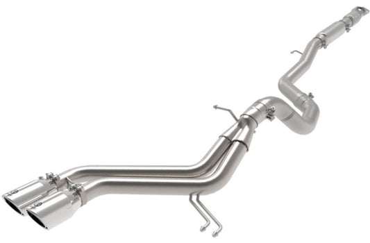 aFe Takeda 2-1/2in to 3in SS-304 Cat-Back Exhaust w/ Polished Tips 13-17 Hyundai Veloster L4-1.6L - Burkken Auto Parts