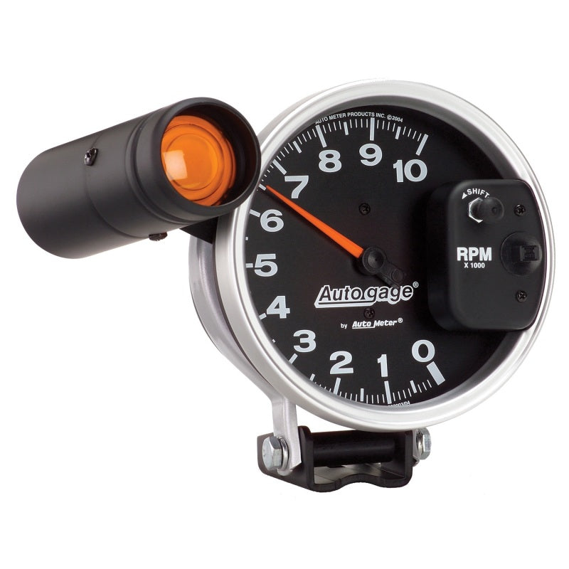 Autometer 5 inch 10,000 RPM Monster Shift Lite Pedestal Tachometer - Burkken Auto Parts