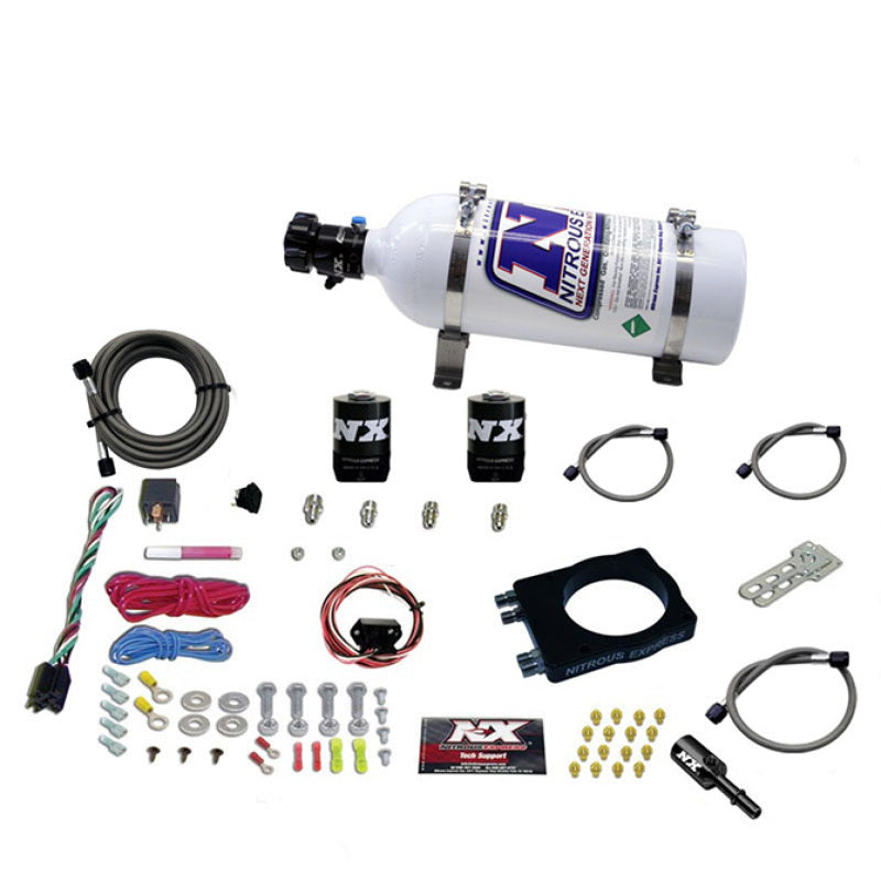 Nitrous Express Dodge Hemi Nitrous Plate Kit (50-400HP) w/5lb Bottle - Burkken Auto Parts