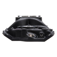 Edelbrock Intake Manifold Perf Eps SBC w/ Oil Fill Tube and Breather Black - Burkken Auto Parts