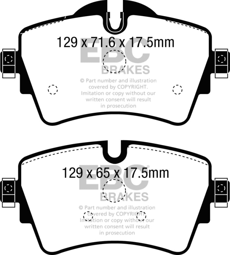 EBC 14+ Mini Hardtop 2.0 Turbo Cooper S Greenstuff Front Brake Pads - Burkken Auto Parts