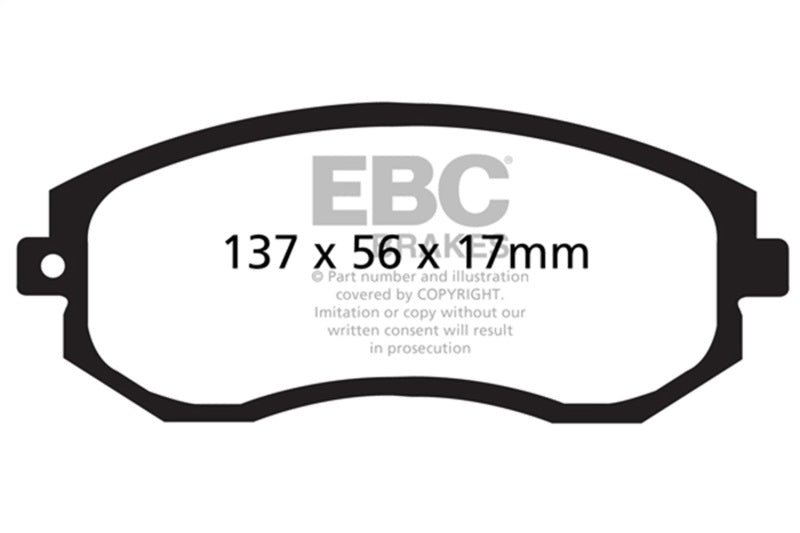 EBC 12+ Scion FR-S 2 Greenstuff Front Brake Pads - Burkken Auto Parts