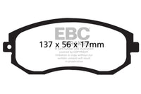 EBC 12+ Scion FR-S 2 Greenstuff Front Brake Pads - Burkken Auto Parts