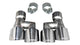 Corsa 18-23 4.0in Twin Tip Polished Pro-Series Tip Kit Fits No-Valve Mustang Exhaust Clamps Inc - Burkken Auto Parts