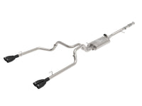 aFe Gemini XV 3in 304 SS Cat-Back Exhaust w/ Cutout 19-21 GM Silverado/Sierra 1500 V8- w/ Black Tips - Burkken Auto Parts