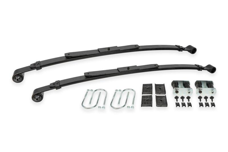 BMR 67-69 GM F-Body / 68-74 X-Body 3in Drop Rear Lowering Leaf Springs w/ Install Kit - Black - Burkken Auto Parts