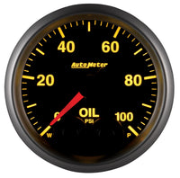 Autometer Elite 52mm Oil Pressure Peak and Warn Gauge w/ Electonic Control - Burkken Auto Parts