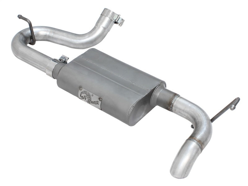 aFe Scorpion Exhaust System Axle Back Aluminized Hi-Tuck 07-17 Jeep Wrangler JK V6 3.6/3.8L - Burkken Auto Parts