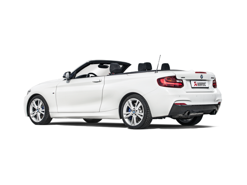 Akrapovic 16-17 BMW M240i (F22 F23) Evolution Line Cat Back (SS) w/ Carbon Tips (Req. Link Pipe) - Burkken Auto Parts