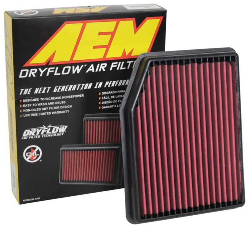 AEM 2019 Chevrolet Silverado 1500 V8-5.3L F/I DryFlow Air Filter - Burkken Auto Parts