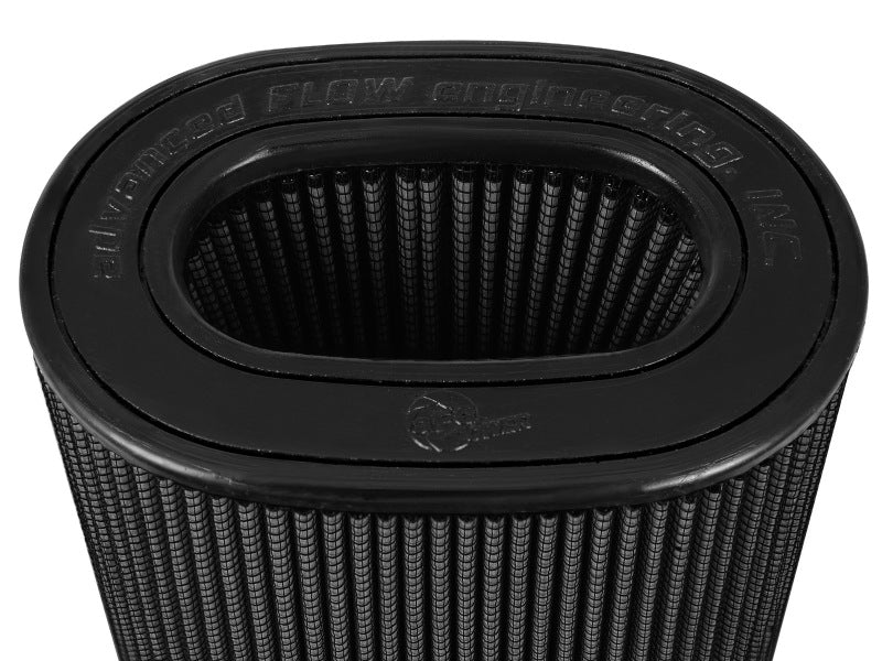 aFe Magnum FLOW Black Pro 5R Air Filter (Pair) (6x4)in F x (8-1/4x6-1/4in)  B x (7-1/4x5in) Tx10in H - Burkken Auto Parts