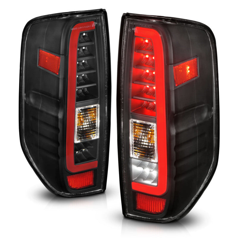 ANZO 2005-2021 Nissan Frontier LED Taillights Black Housing/Clear Lens - Burkken Auto Parts