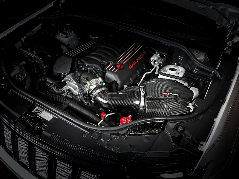 aFe Momentum Carbon Fiber CAIS w/ Pro Dry S Filter 12-19 Jeep Grand Cherokee SRT8 (WK2) V8-6.4L - Burkken Auto Parts