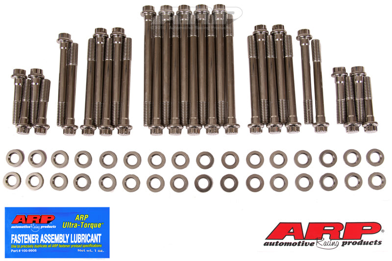 ARP Big Block Chevy With Brodix Aluminum Heads 12pt Head Bolt Kit - Stainless Steel - Burkken Auto Parts