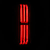 AlphaRex 24-25 Toyota Tacoma NOVA-Series LED Prismatic Tail Lights - Black Red - Burkken Auto Parts