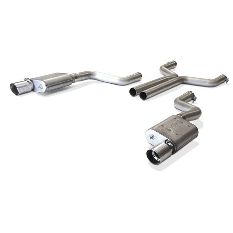 BBK 2015-16 Mustang GT Varitune Complete Cat Back Exhaust System (Includes Resonator Delete X-Pipe) - Burkken Auto Parts