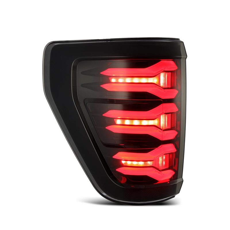 AlphaRex 21-22 Ford F-150 LUXX LED Taillights Black/Red - Burkken Auto Parts