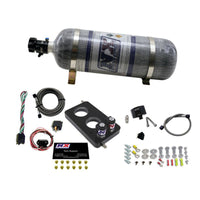 Nitrous Express 05-10 Ford Mustang 4.6L 3 Valve Nitrous Plate Kit (50-150HP) w/12lb Bottle - Burkken Auto Parts