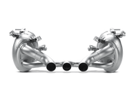 Akrapovic 10-15 Ferrari 458 Italia/458 Spyder Slip-On Line (Titanium) w/ Carbon Tips - Burkken Auto Parts