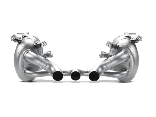 Akrapovic 10-15 Ferrari 458 Italia/458 Spyder Slip-On Line (Titanium) w/ Carbon Tips - Burkken Auto Parts