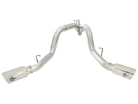 aFe MACHForce XP Exhaust Aluminized Dual Split DPF Back 11-15 GM Diesel Truck V8-6.6L (td) (pol tip) - Burkken Auto Parts