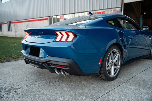 Corsa 24+ Ford Mustang V8 5.0L 3in Cat-Back Exhaust System w/ Twin 4in Polished Pro-Series Tips