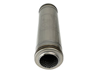 aFe MACH Force-Xp 409 SS Muffler 3in Center/Center 18in L X 5in Dia - Round Body - Burkken Auto Parts